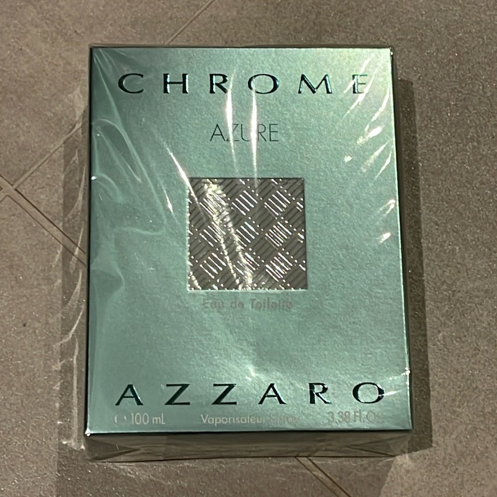 Chrome Azure Azzaro 100ml fragrance men brand new sealed box